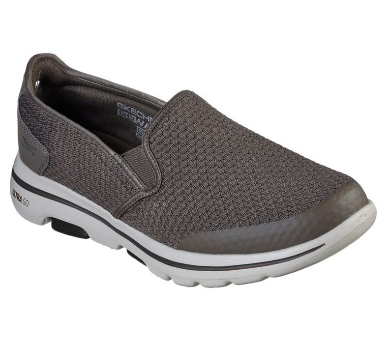 Skechers Gowalk 5 - Apprize - Mens Slip On Shoes Khaki [AU-MN2512]